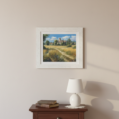 Large 30x20 White Frame