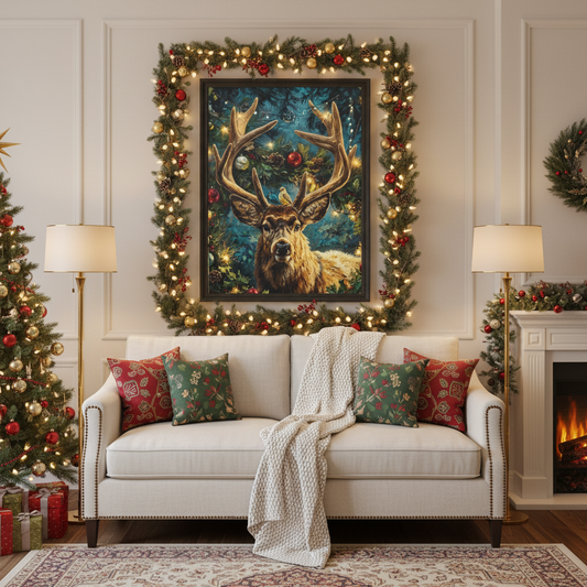 Large Whimsical Christmas Mockup