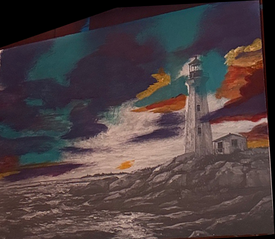 Lighthouse at Sunset Painting Kit - Guided Art Experience