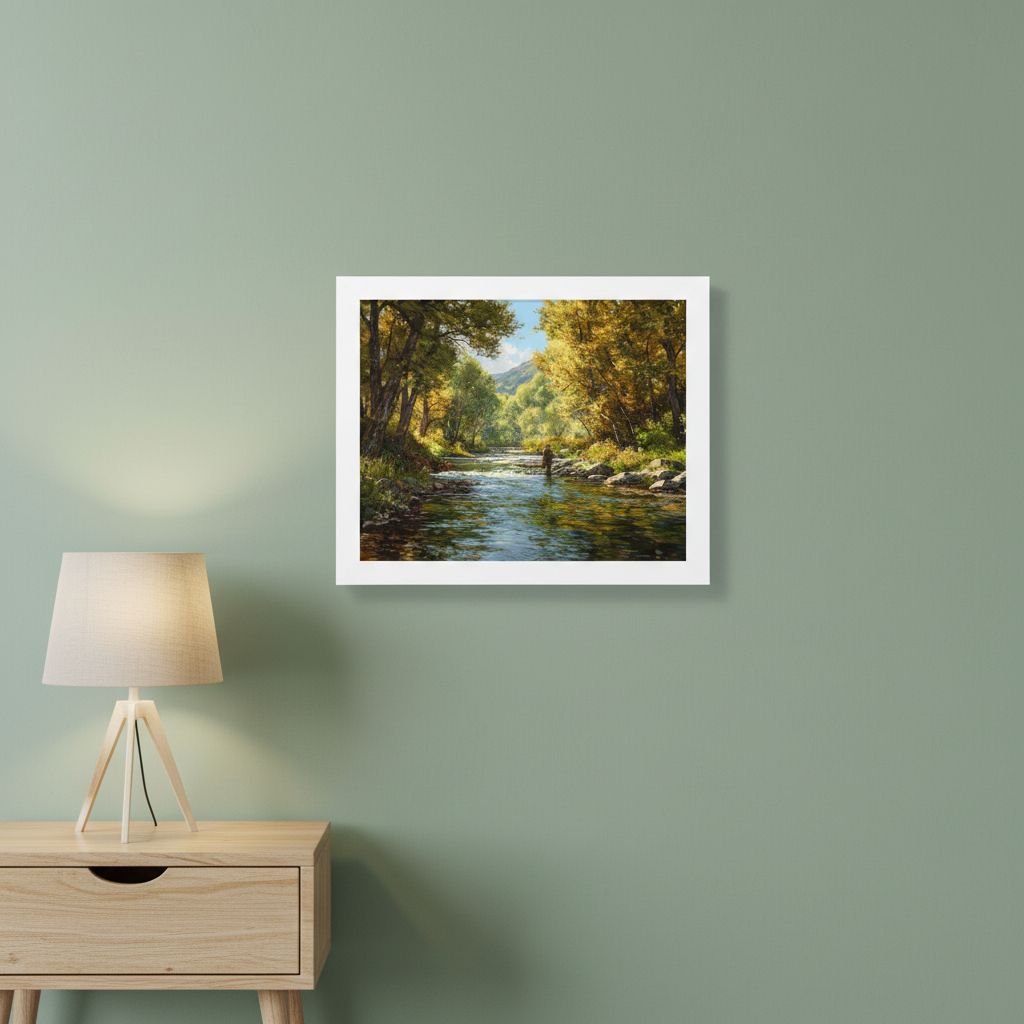 Medium 20x16 White Frame