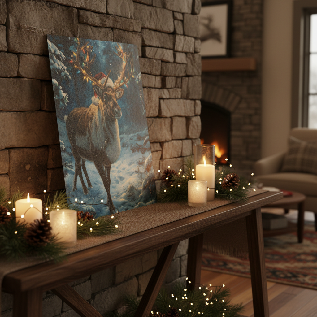 Medium Whimsical Reindeer Mockup