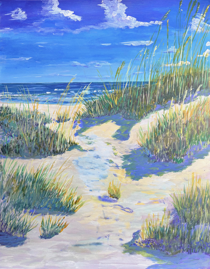 Coastal Dunes Painting Kit — Guided Landscape Painting Experience