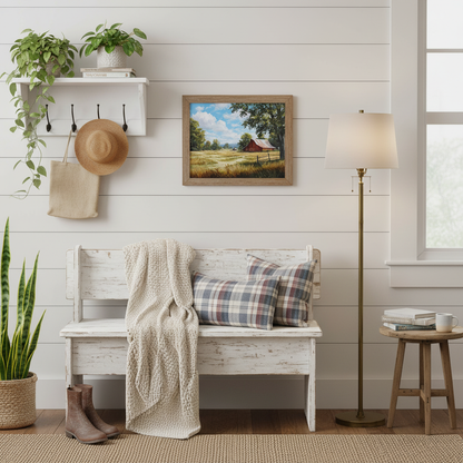 Red Barn Small Entryway Mockup