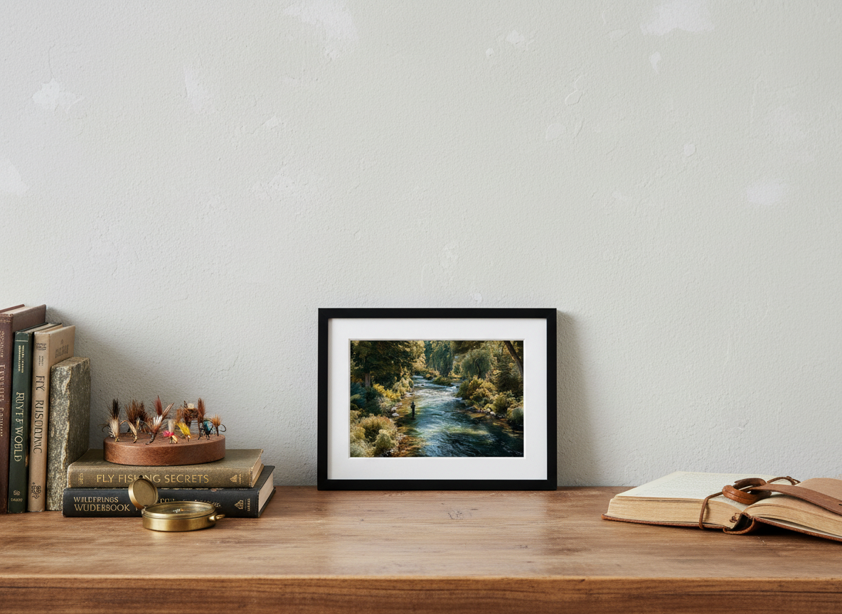 River Fishing - Small Print