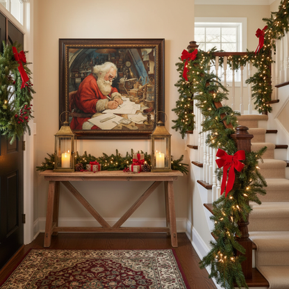 Santa Workshop Entryway Mockup