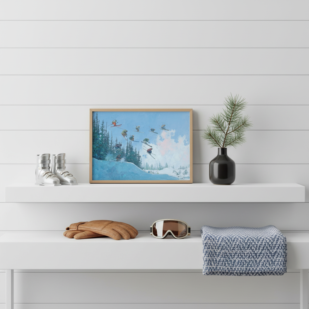 Skiers Delight - Small Print