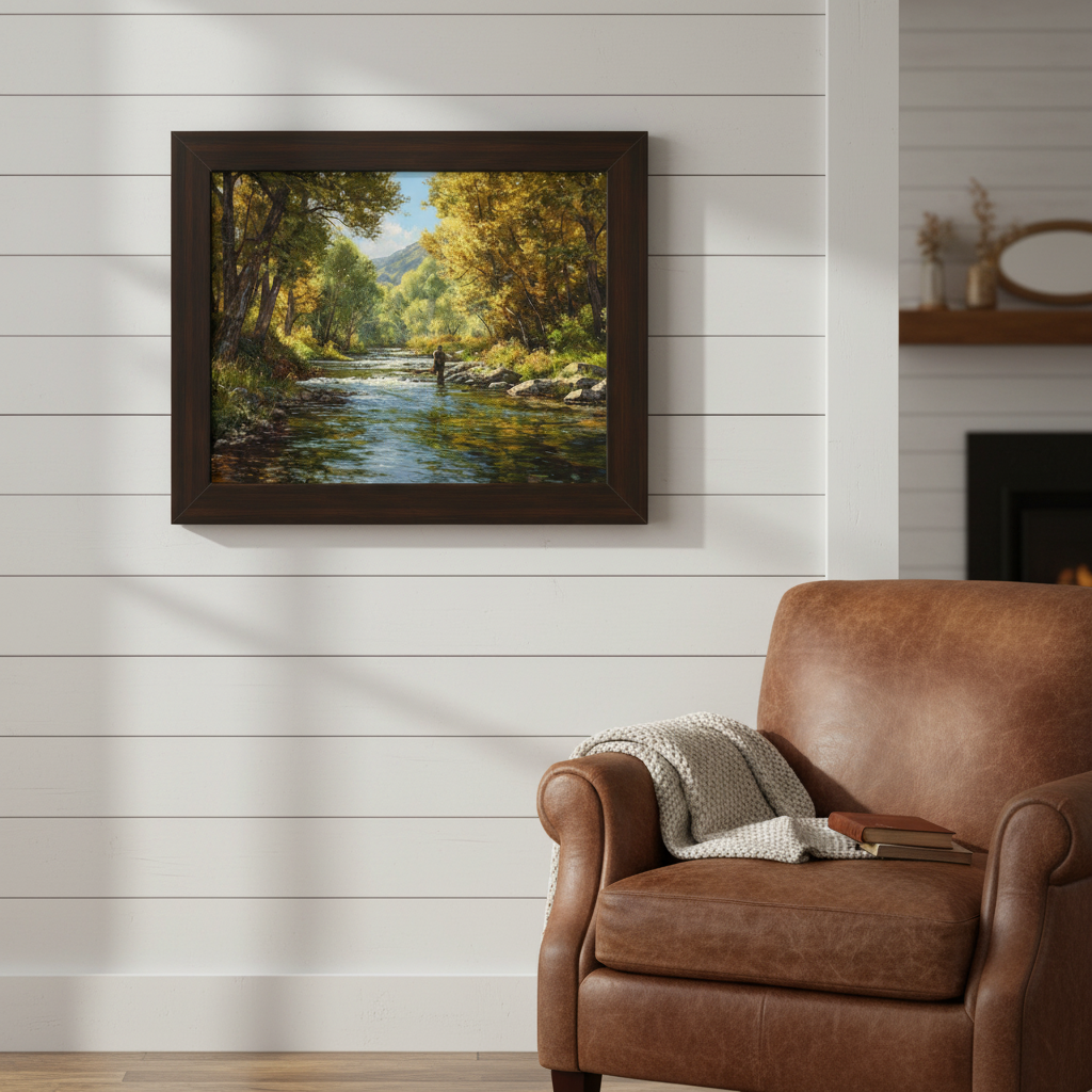 Small 14x11 Walnut Frame