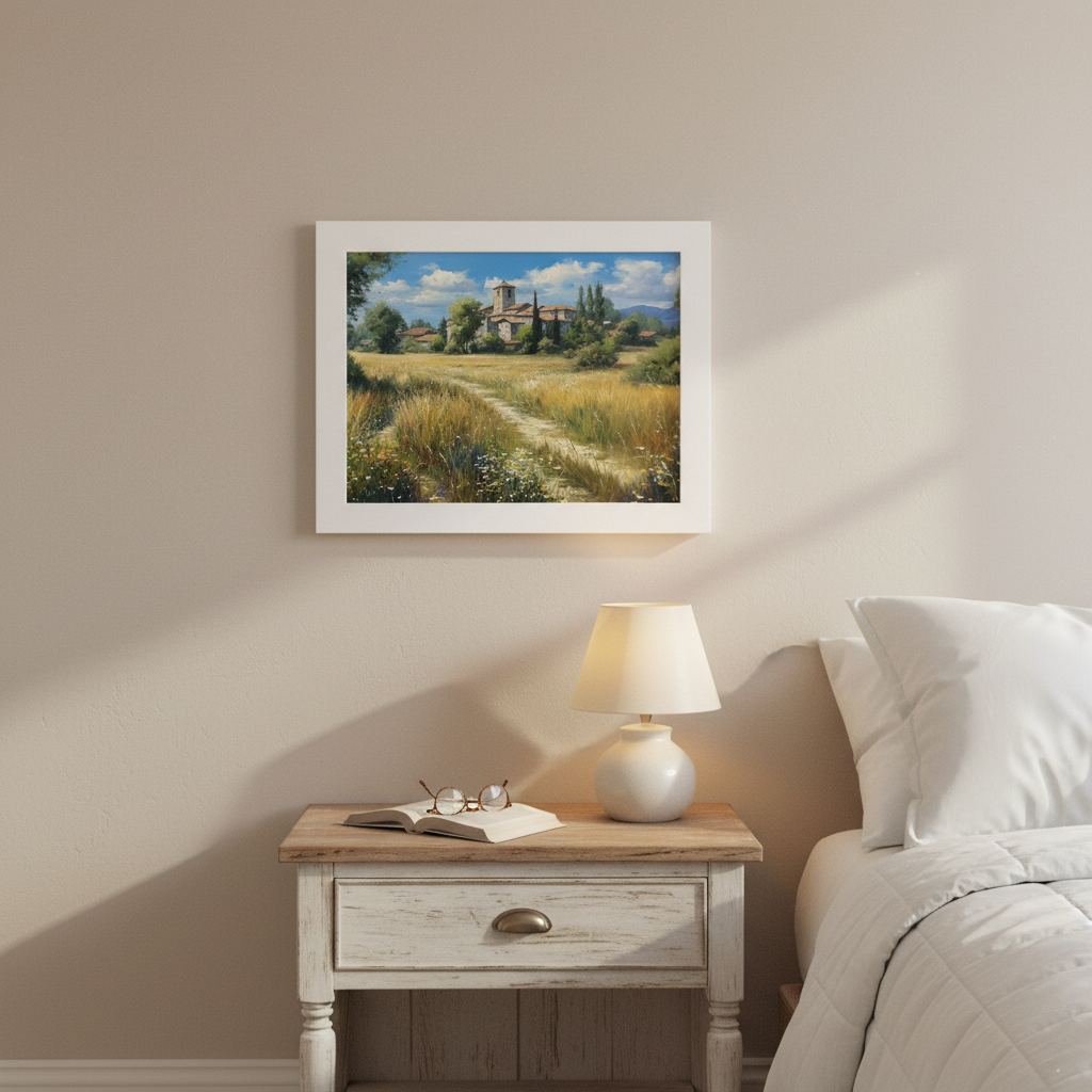 Small 14x11 White Frame