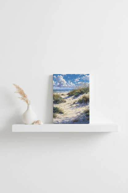 Small Coastal Dune Canvas - Minimal Display