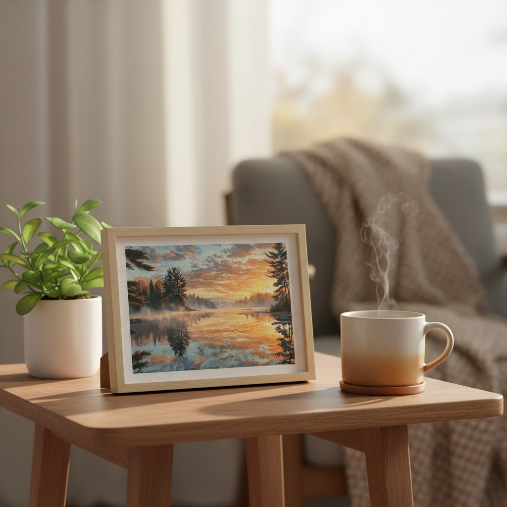 Small print mockup
