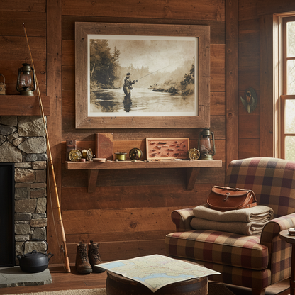Vintage Fly Fishing - Cabin