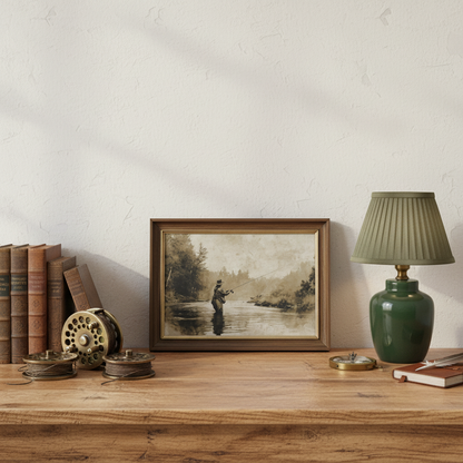 Vintage Fly Fishing - Small Print