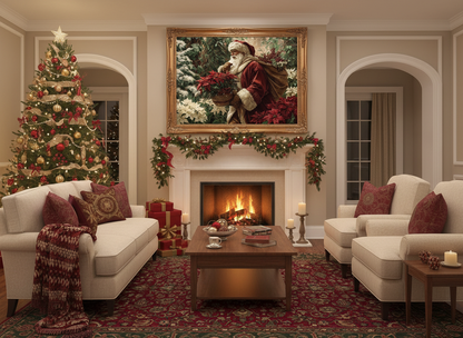 Vintage Santa - Living Room