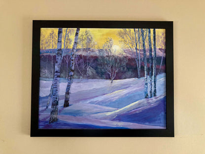 Yellow Skied Winter's Day